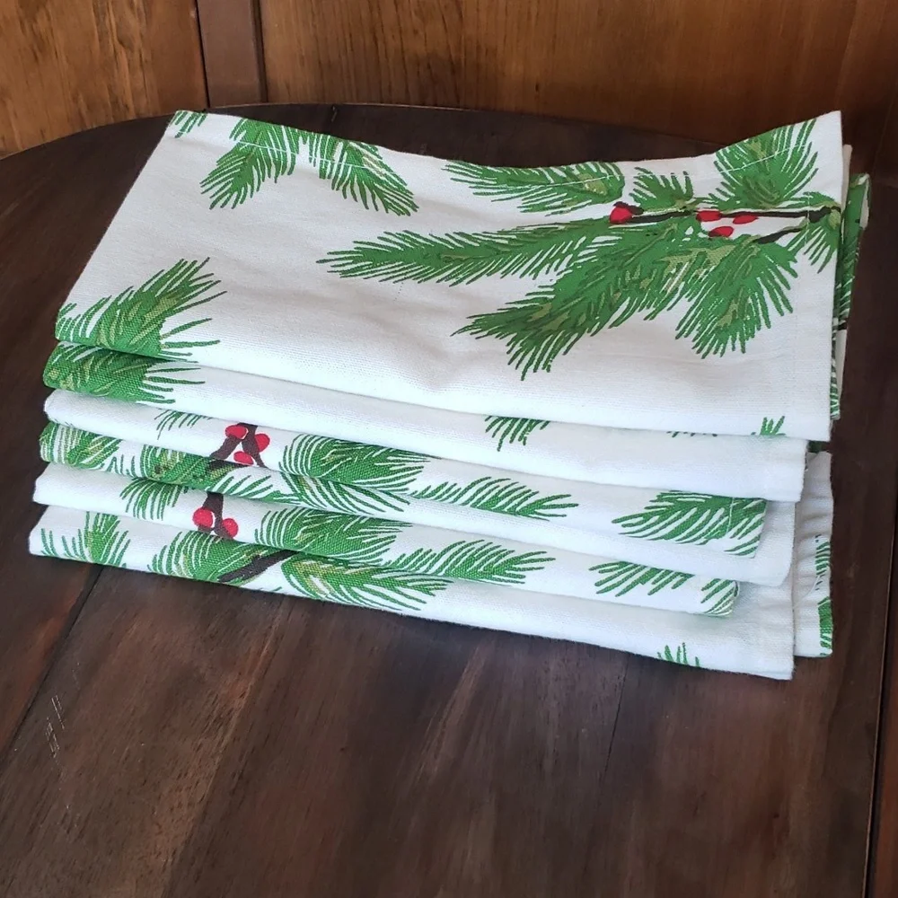 Crate&Barrel cloth pinebough